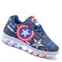 Imagem de Tenis de Led Luz  capitao america infantil junvenil masculino Light Star