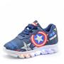 Imagem de Tenis de Led Luz  capitao america infantil junvenil masculino Light Star