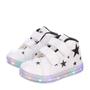 Tenis de Led Luz Infantil Feminino Branco Sapato de Menina Cano Medio - Pemania Imagem de Tenis de Led Luz Infantil Feminino Branco Sapato de Menina Cano Medio