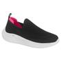 Imagem de Tênis Feminino Actvitta Slip On Confortável - Preto/ Pink