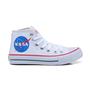 Imagem de Tenis Feminino All Nasa Star Cano Alto Lona Solado Borracha Mega lançamento 073HI
