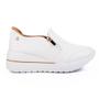 Imagem de Tênis Feminino Anabela Off White Camel Kolosh C3561-0003