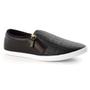 Imagem de Tênis Feminino Beira Rio Iate Slip On Zíper Preto 4205.132