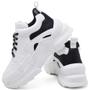 Imagem de Tênis Feminino Branco com Detalhe Tratorado Sneaker Chunky