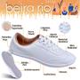 Imagem de Tênis Feminino Branco Preto BEIRA RIO Leve Confortável Resistente Lançamento 4205-150