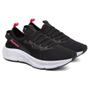 Imagem de Tenis Feminino Caminhada Linha Conforto Premuim Cor Preto e Rosa