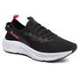 Imagem de Tenis Feminino Caminhada Linha Conforto Premuim Cor Preto e Rosa