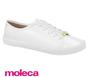 Imagem de Tênis Feminino Casual Branco Confortável Moleca Original 5296.210