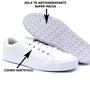 Imagem de Tenis Feminino Casual Branco Sapatenis Leve Macio Confortavel