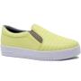 Imagem de Tênis Feminino Casual Slip On Calce Fácil Amarelo