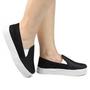 Imagem de Tênis Feminino Casual Slip On Calce Fácil Camurça Gliter Brilho Confortável  Moda Blogueirinha