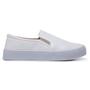 Imagem de Tênis Feminino Casual Slip On Lizard Simon Vergan Branco