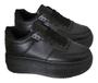 Imagem de Tênis feminino casual Urban Platform preto 7086