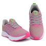 Imagem de Tênis Feminino Esportivo Caminhada Corrida Confortável Kit Rosa/Rosa 35