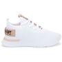 Imagem de Tênis Feminino Esportivo para Caminhada Branco Treino Relógio E Meia - Bf Shoes