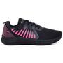 Imagem de Tênis Feminino Esportivo Wayke Tenis Leve Academia Caminhada Preto Pink