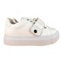 Imagem de Tênis Feminino Flatform Elysium Branco Estilo Casual Moderno Sofisticado 