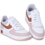 Imagem de Tênis Feminino Force Recortes Vanscy Casual Cano low Sneaker Branco/Terra