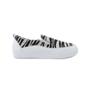 Imagem de Tênis Feminino Lugo Couro Animal Print Late Branco - 2320