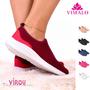 Imagem de Tênis feminino meia calce fácil slip on leve flexível confortável para caminhada academia vl-05