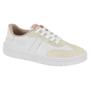 Imagem de Tenis Feminino Moleca Branco Com Camurca Off