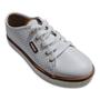 Imagem de Tenis Feminino Moleca Casual Turim Microperfuros Confortavel Branco 37 Cód. 2454