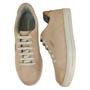 Imagem de Tenis Feminino Pegada Couro Casual Elastico Conforto 211152