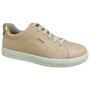 Imagem de Tenis Feminino Pegada Couro Casual Elastico Conforto 211152
