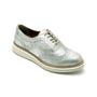 Imagem de Tenis feminino plataforma oxford casual sola alta de couro confortavel 33 ao 40