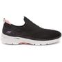 Imagem de Tênis Feminino Skechers Go Walk 6 Elástico - Cinza