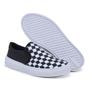 Imagem de Tênis Feminino Slip On Calce Fácil Casual Xadrez