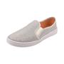 Imagem de Tênis feminino Slip On Casual com brilho barato brilhante