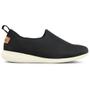 Imagem de Tênis Feminino Slip On Elastano Laser - Preto - Usaflex Preto