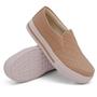 Imagem de Tênis Feminino Slip On Estiloso Moda Jovem Casual Elástico Calce Fácil Leve e Confortável