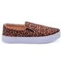 Imagem de Tenis Feminino Slip On Sem Cadarço Animal Print Onça