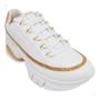 Imagem de Tênis feminino sneaker ramarim strass branco nude original