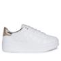 Imagem de Tênis Feminino Via Marte Flatform Matelassê Branco