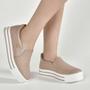 Imagem de Tênis Feminino Via Marte Slip On Flaform 010-009-01