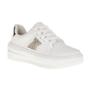 Imagem de Tênis Feminino Vizzano Flatform Strass Branco - 1415