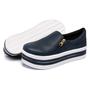 Imagem de Tênis Feminino Yate Plataforma Slip-On Sola Alta Casual