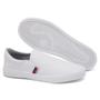 Imagem de Tênis Iate Slip on Calce Fácil Original Hype Shoes Branco Com Tira Lateral Unissex