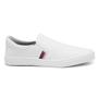 Imagem de Tênis Iate Slip on Calce Fácil Original Hype Shoes Branco Com Tira Lateral Unissex