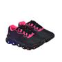 Imagem de Tênis Infantil Cadarço Feminino Masculino Com Led Escolar Rosa Pink Preto