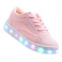 Imagem de Tenis Infantil Calçado Led Luzinha Rosa Glitter de Meninas