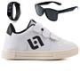 Imagem de Tenis Infantil Casual Escolar Sapatenis Meninos Street Calce Facil + Oculos Relogio