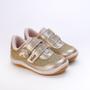 Imagem de Tênis Infantil Casual Feminino Kidy Glitter Dourado