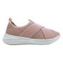 Imagem de Tênis Infantil Casual Feminino Molekinha Nylon Elástico Slip On Calce Fácil Rosa 2503 322