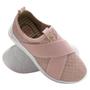 Imagem de Tênis Infantil Casual Feminino Molekinha Nylon Elástico Slip On Calce Fácil Rosa 2503 322