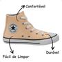 Imagem de Tênis Infantil Converse Chuck Taylor Seasonal Juvenil Cano Alto Laranja