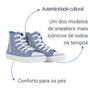 Imagem de Tênis Infantil Converse Original Chuck Cano Alto Azul